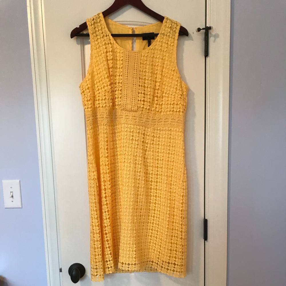 Laundry yellow dress
